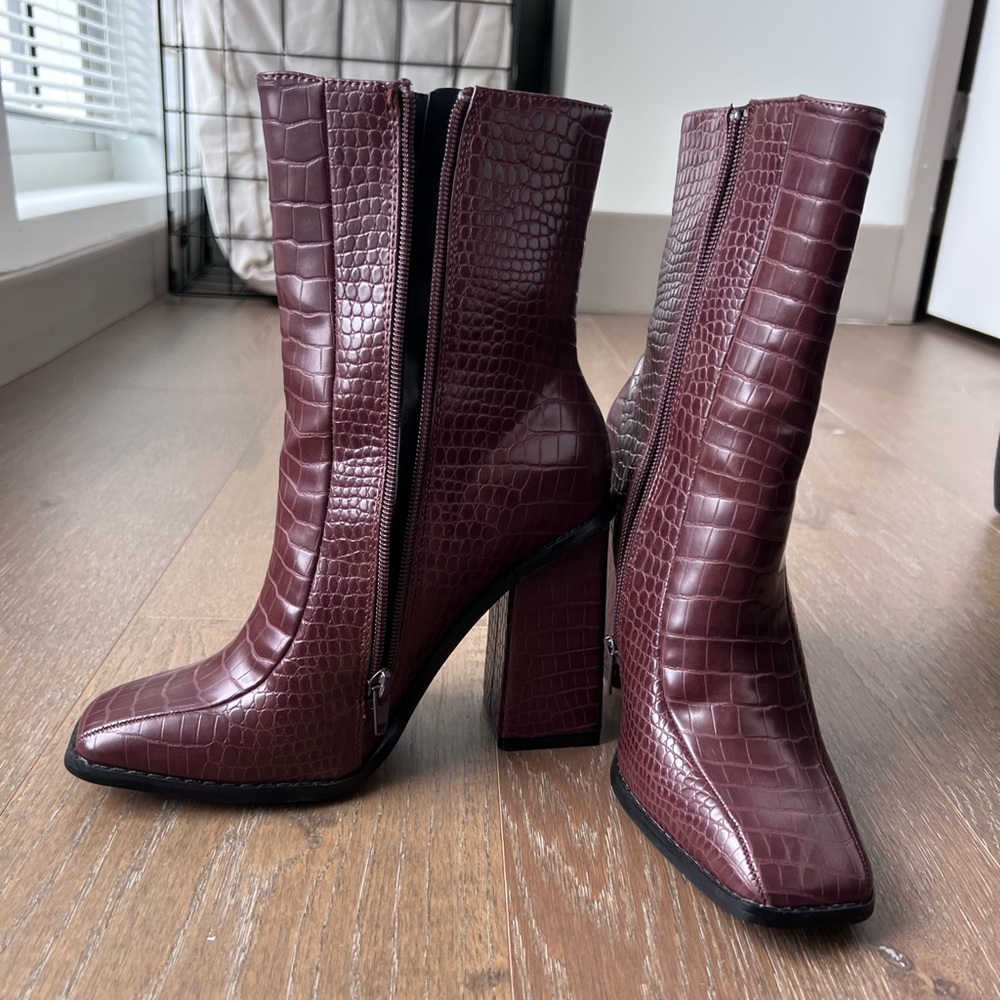 Public Desire Brown Boots